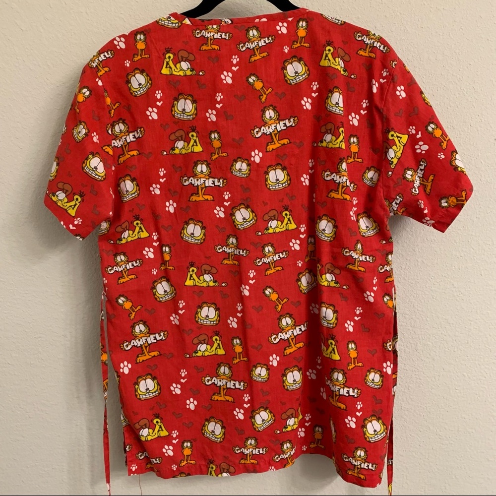 Garfield SCRUB Top - Picture 2 of 6